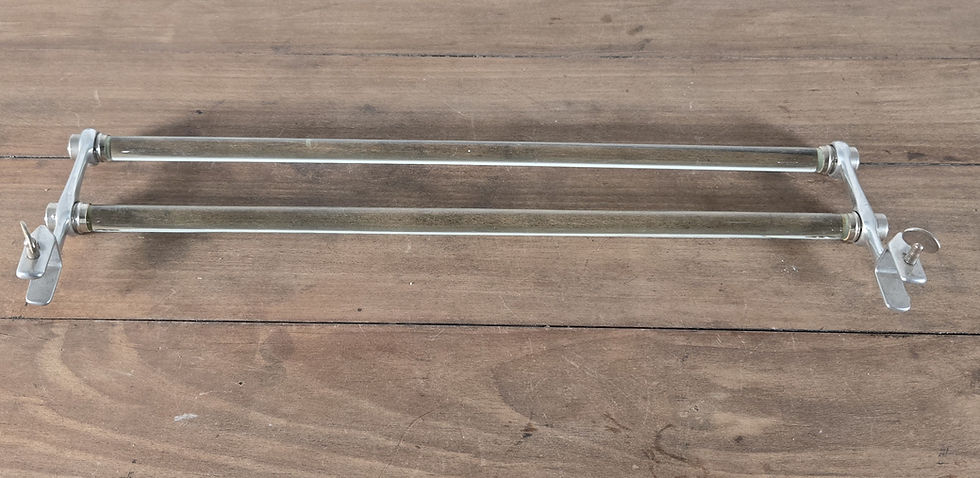 Miniature : フランスアンティーク　ガラス製タオル掛け テーブル用タオル掛け　お洒落なタオル掛け　ショップディスプレー　店舗什器