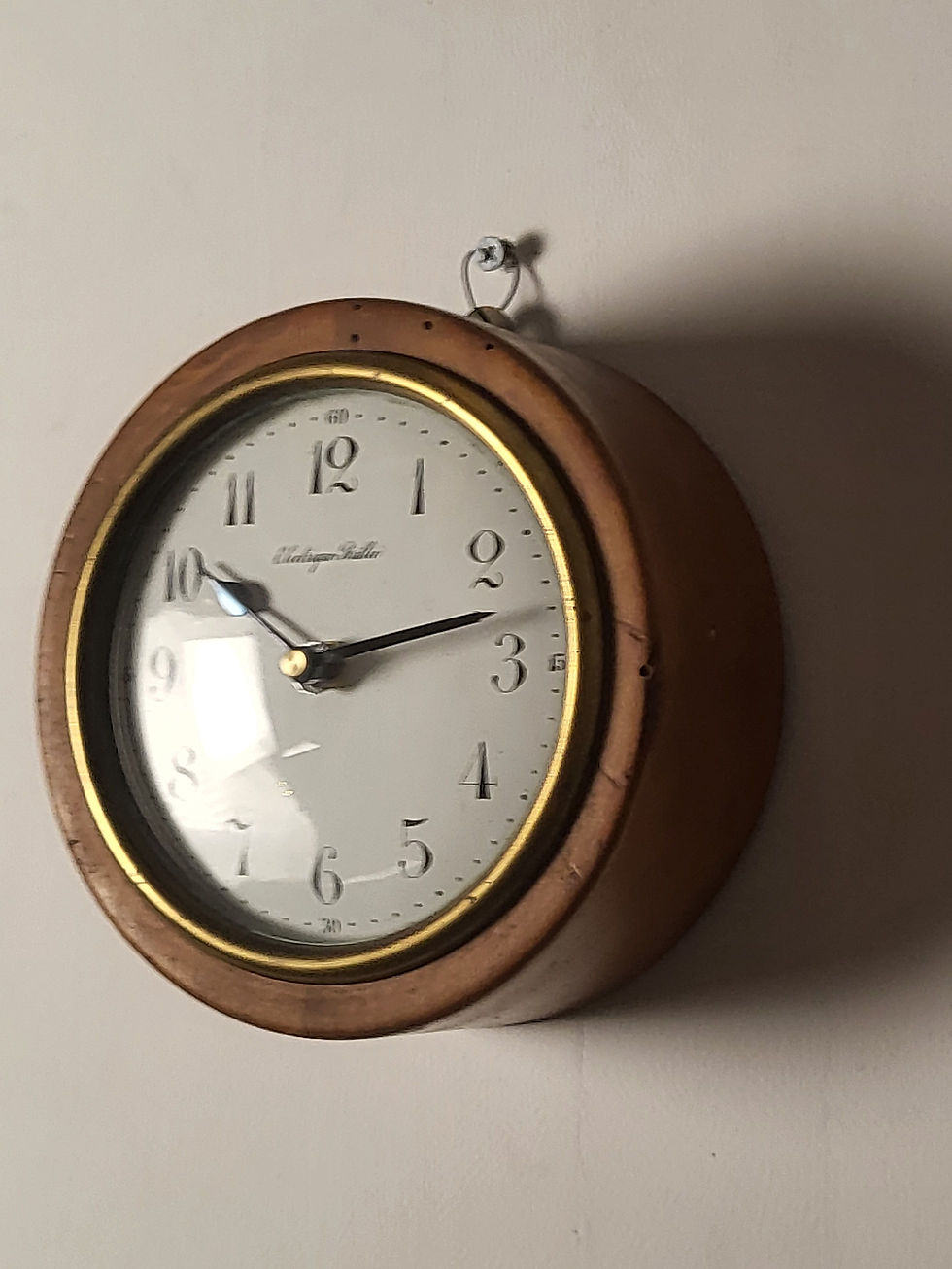 Miniature : 1900's フランス アンティーク クロック ブリエ 小さいサイズ/壁掛け時計/店舗什器/ビンテージ