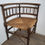 Miniature : フランス アンティーク  ウッドチェアー　角置きチェアー　個性的チェアー　ショップディスプレー