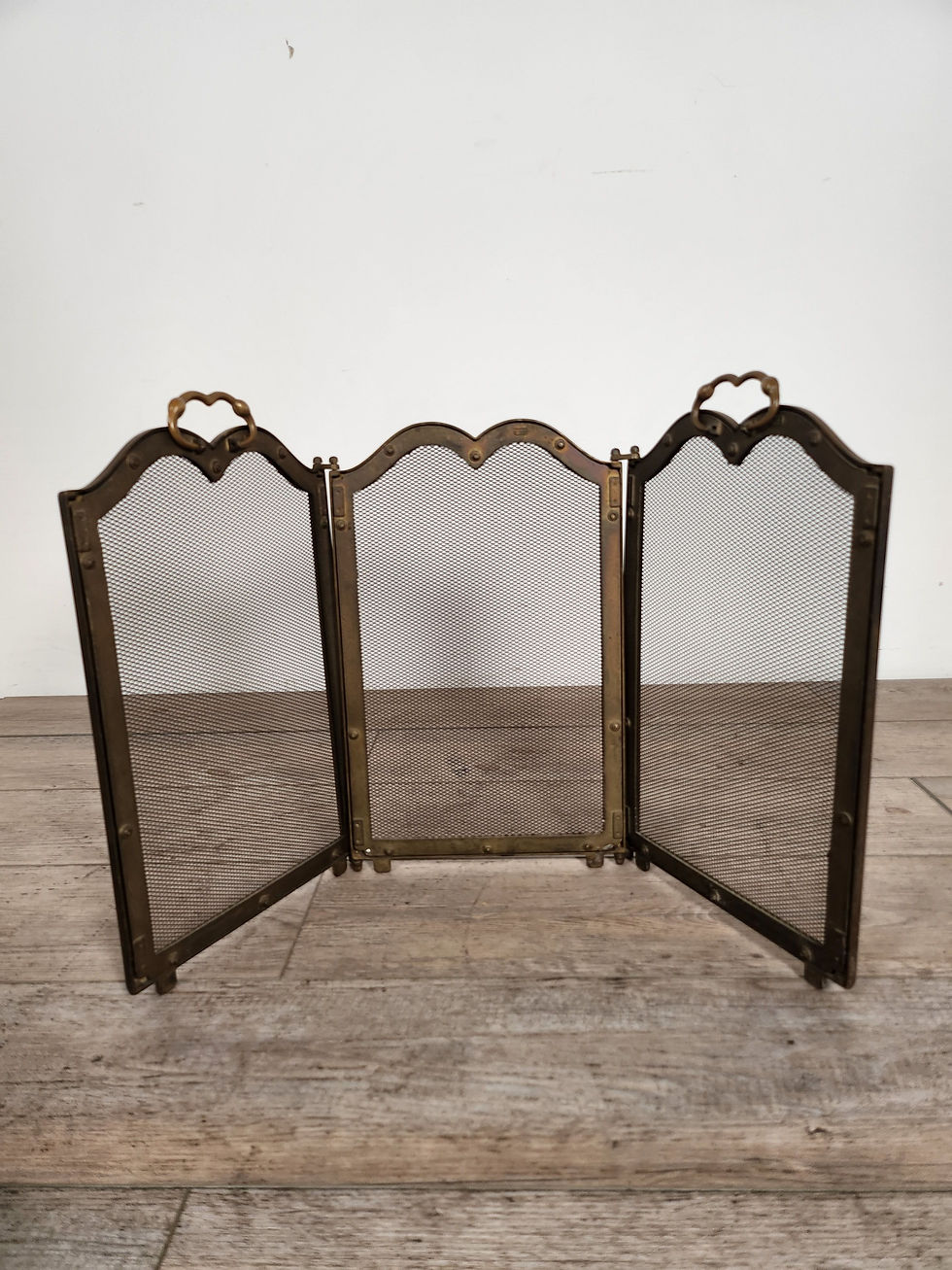 フランス アンティーク 暖炉の熱さ除け用パーテーション ディスプレー 絵になるオブジェ 店舗什器