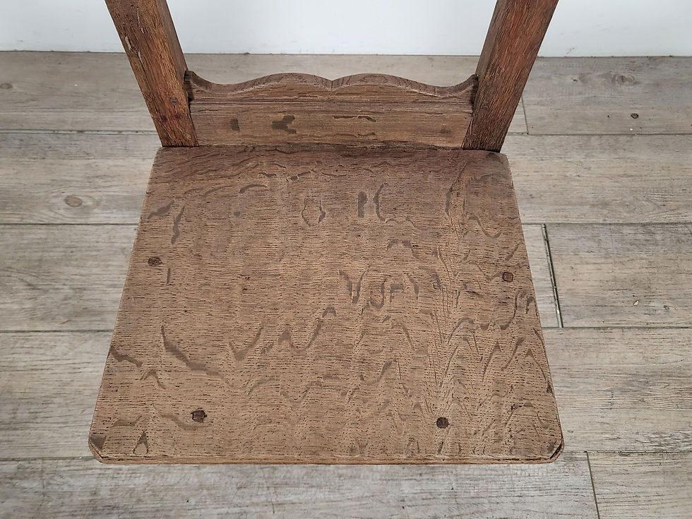 Miniature : フランスアンティーク　ロレーヌチェアーB　人気の高い　座りやすい椅子　デザイン性高め 絵画のような椅子　ショップディスプレー