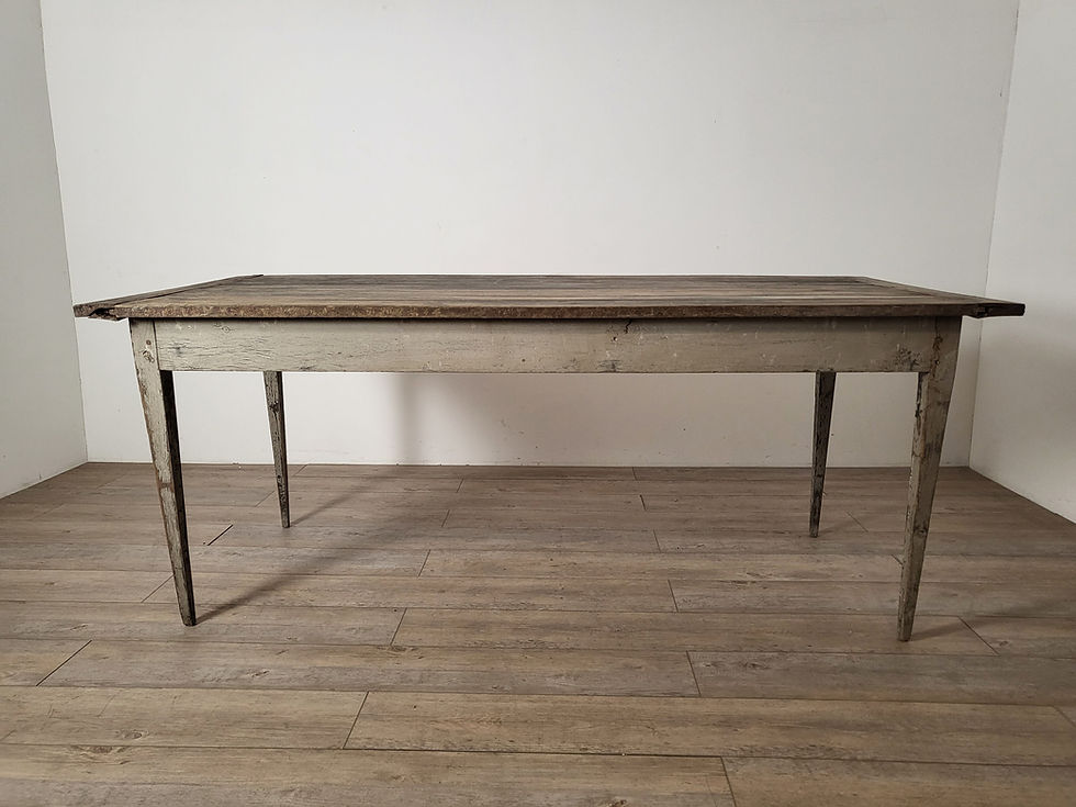 Miniature : フランス アンティーク アトリエテーブル　引き出し付き　店舗什器