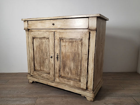 フランス アンティーク 木製 棚 ミルクペイント Shabby chic シャビー 