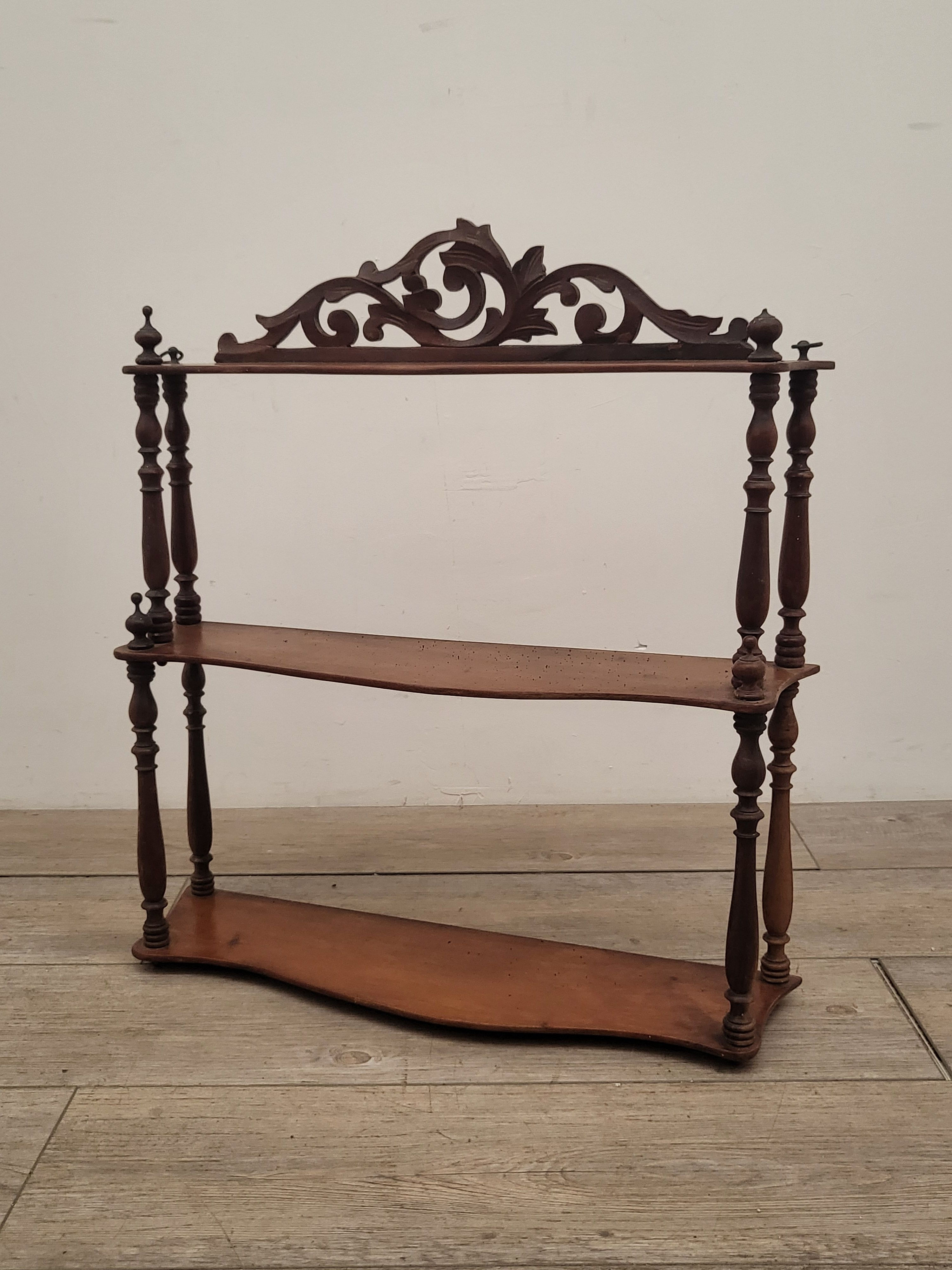 フランス アンティーク 　木製シェルフ　オシャレなシェルフ　可愛い家具　蚤の市　ショップディスプレー　店舗什器