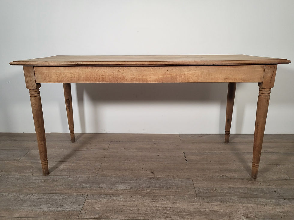 Miniature : フランス アンティーク 1930年代  木製のブラッスリーテーブル　お洒落なテーブル.