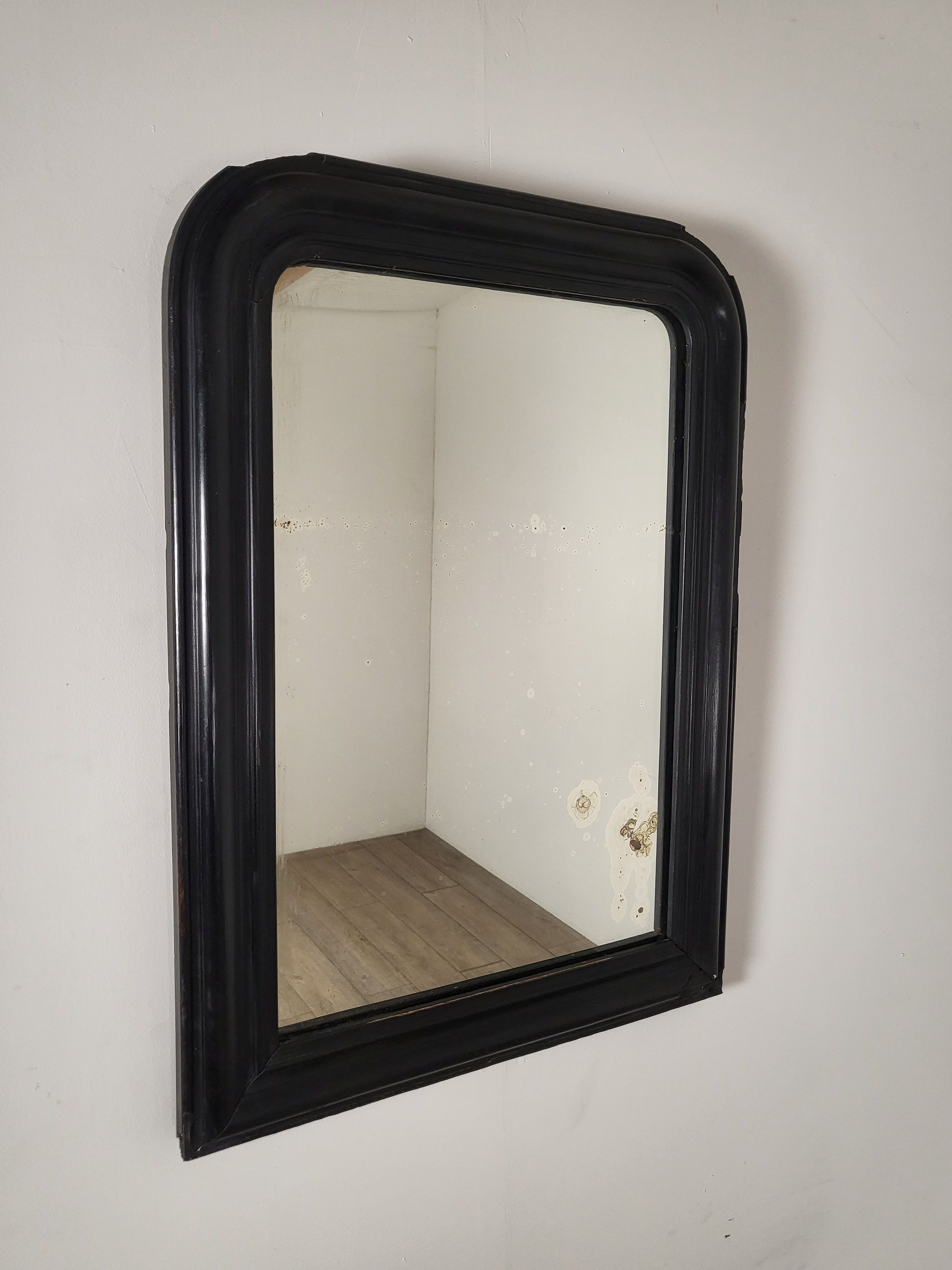 フランス アンティーク アンティーク 非常に大きいミラー NAPOLEON 3　額縁 フレーム