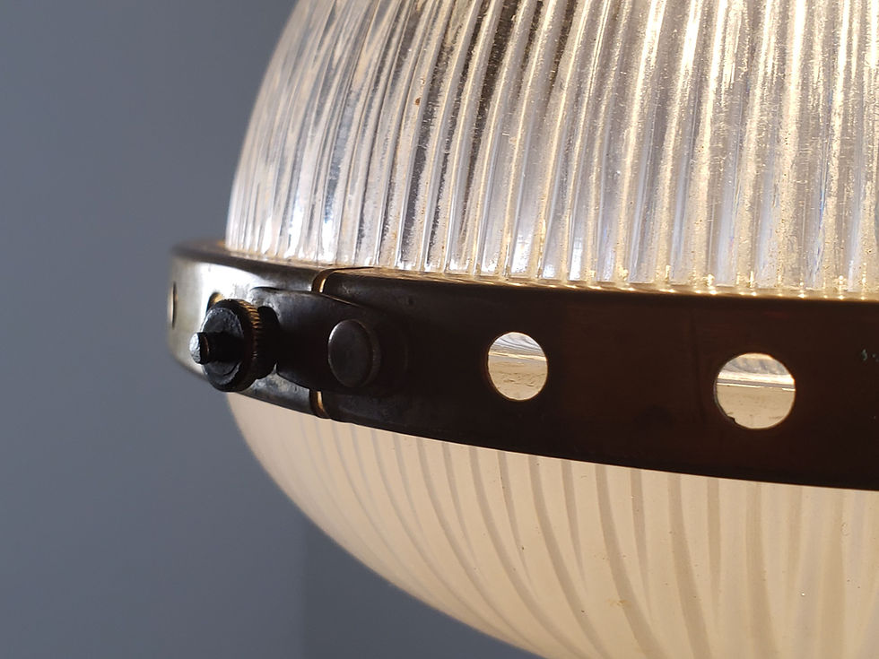 Miniature : フランス  アンティーク 1920年代、Holophane(ホロフェーン)社製造のペンダント・ランプ