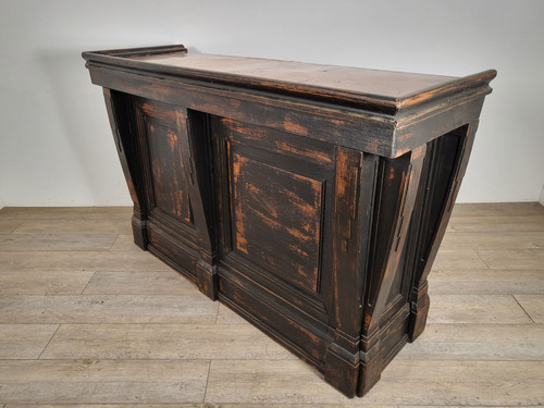 フランスアンティーク木製ショップカウンター/サイドボード/テーブル(90-183 フランスアンティーク木製ショップカウンター/サイドボード/テーブル