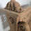 Miniature : フランス アンティーク　オーク製１８９０年代　教会のベンチ　厳かなベンチ　小さめベンチ　お庭　ショップデイスプレイ　店舗什器.