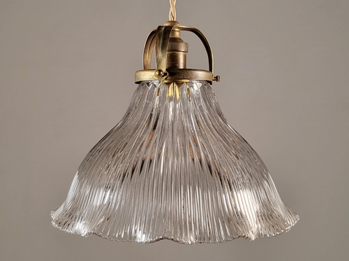 フランス アンティーク 1920年代、Holophane(ホロフェーン)社製造の