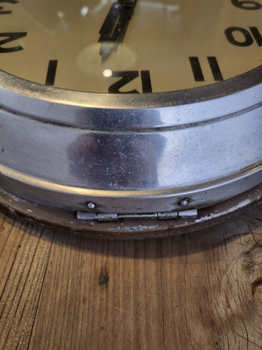 フランス アンティーク インダストリアル JAZ 壁掛け時計 機械式時計