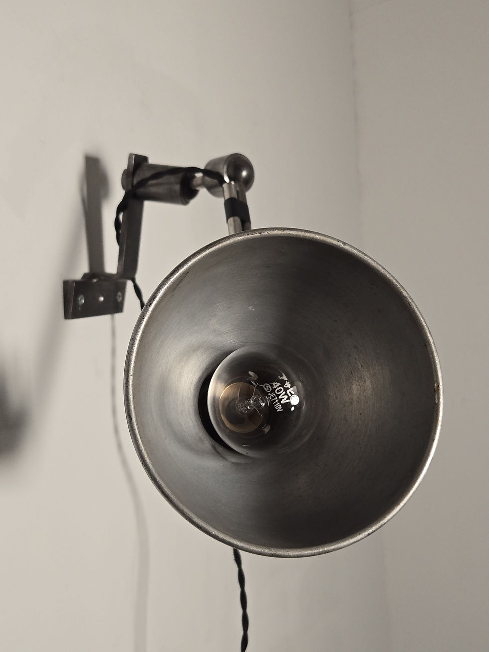 Miniature : フランス  アンティーク Georges Houillon wall lamp 1 アーム ジョルジュ・ウォールランプ