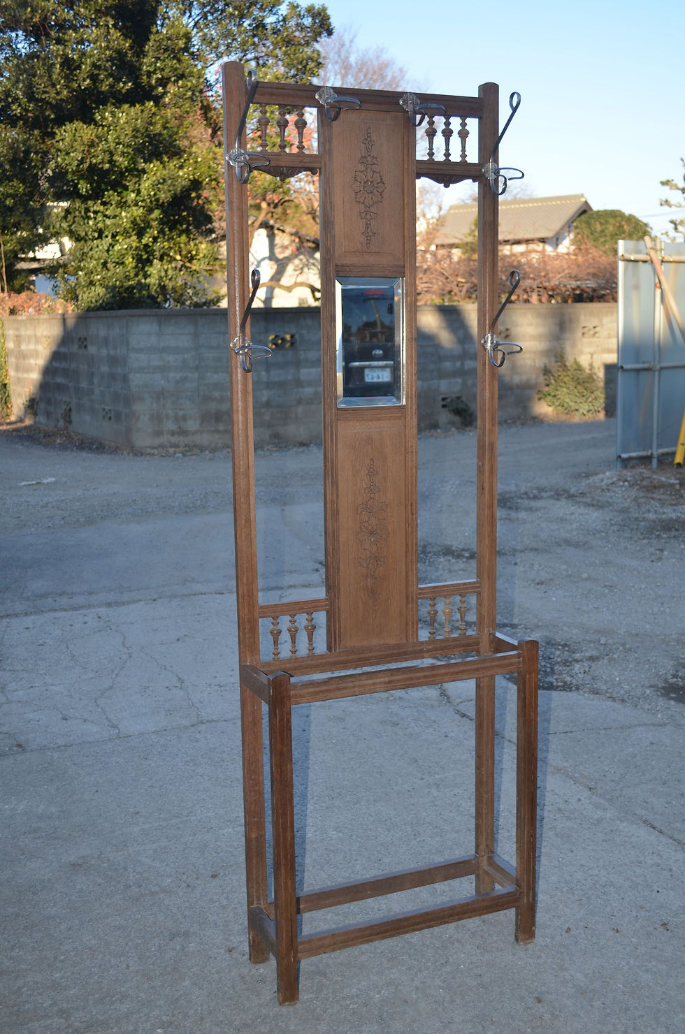 フランス　ハンドメイド　ハンガーラック　シャビー　ガーデニング　アンティーク フランスハンドメイドハンガーラックシャビーガーデニングアンティーク