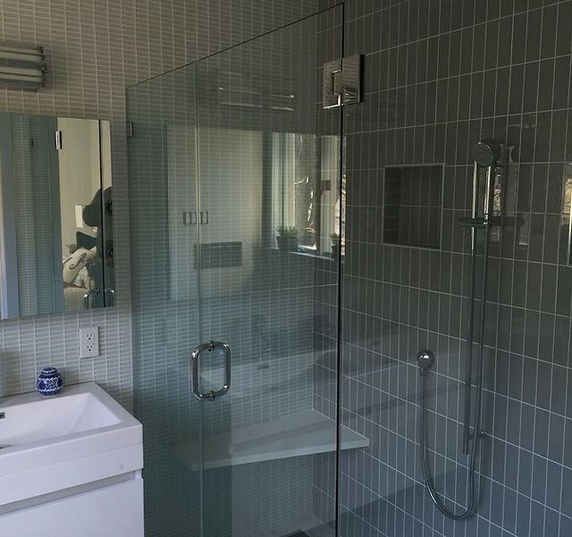 Frameless Glass Shower Enclosure
