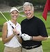 Golfing Couple