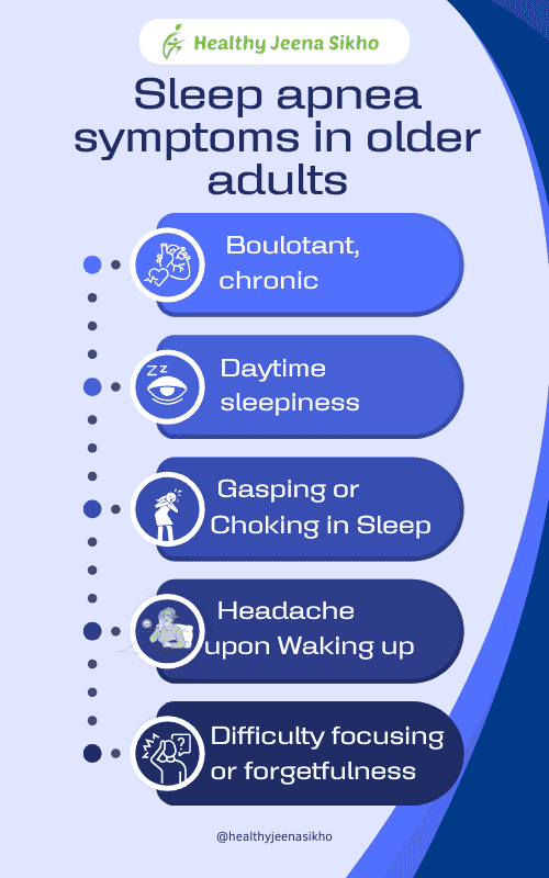 The symptoms of sleep apnea vary from person to person, but some characteristic signs stand out.