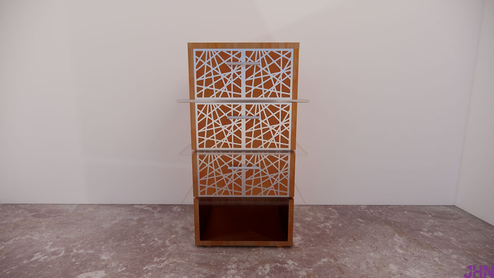 Table de nuit Triangulation