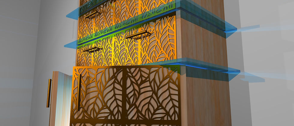 Thumbnail: Grande armoire "Palme"