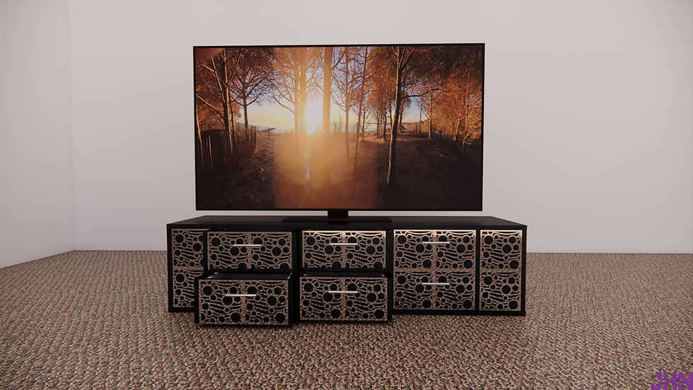 Miniature : Meuble de télévision "Bulles"