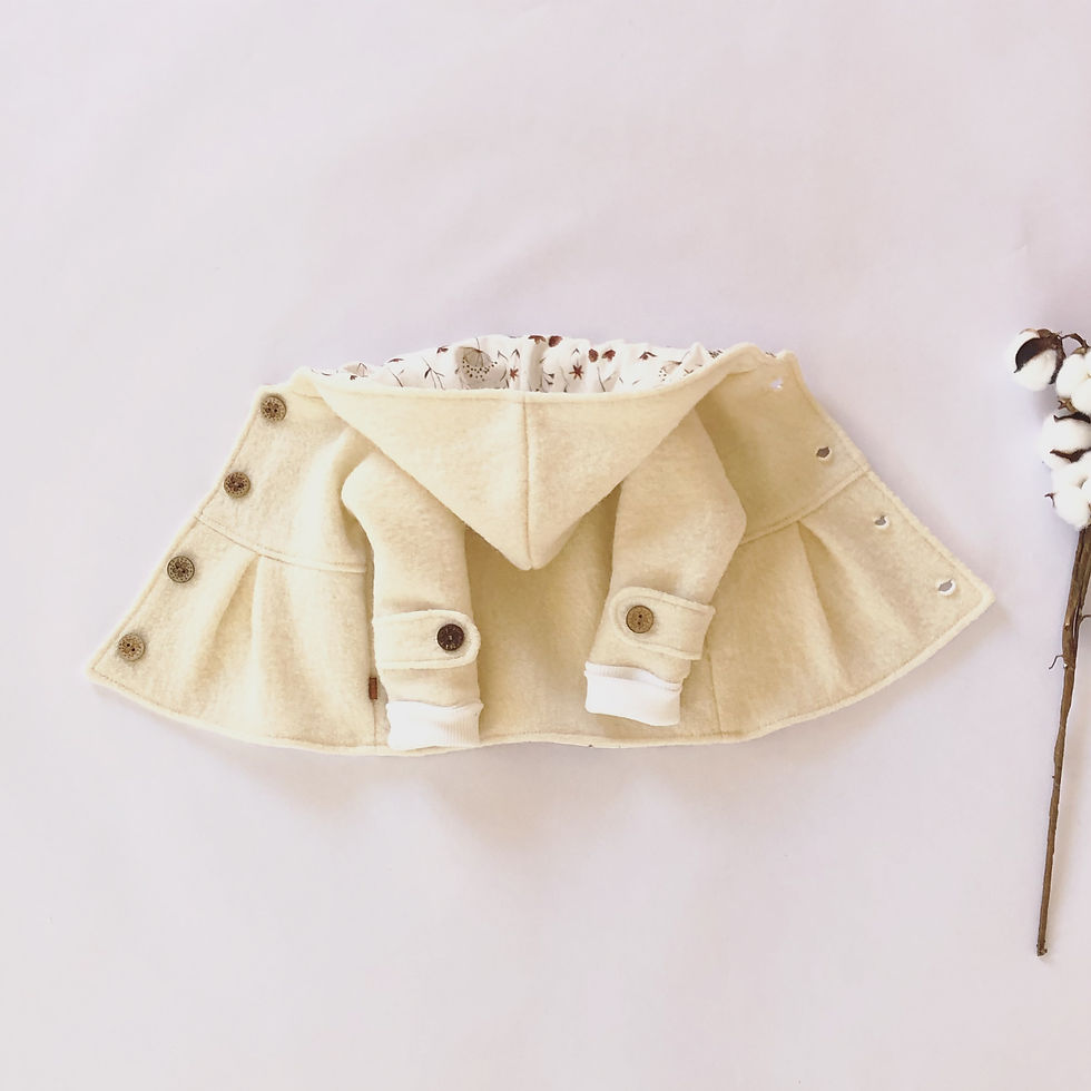 Walkjacke Blumen Gr. 56/62