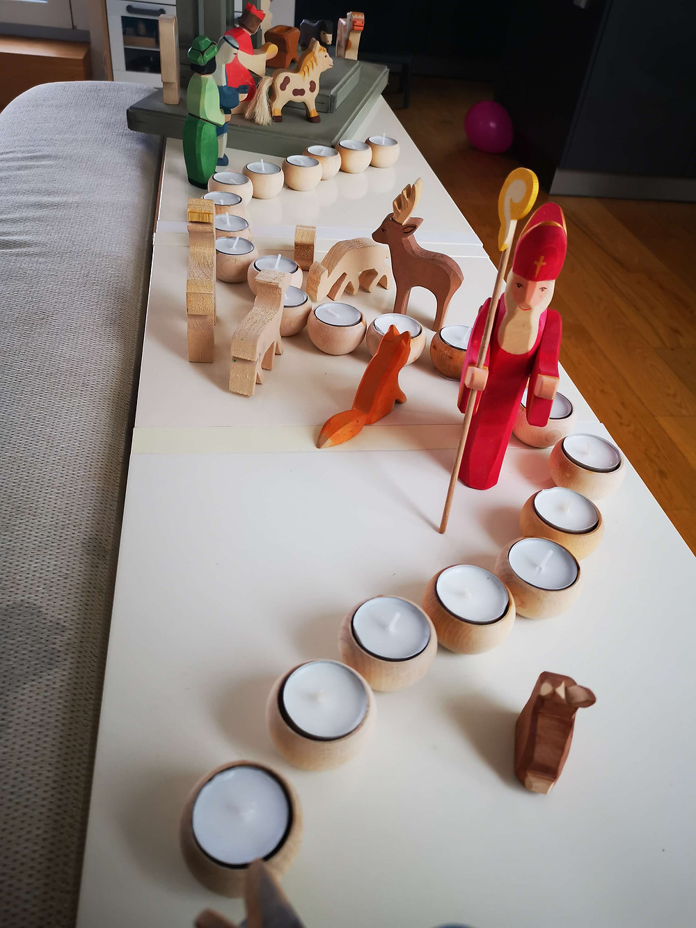 Lichterweg, Advent, Adventkalender, Maria und Joseph, Katharina rührt, Ostheimer