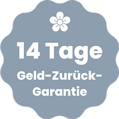 Symbol für 14 Tage Geld-zurück-Garantie