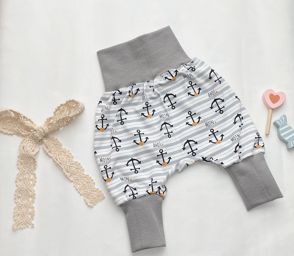 Thumbnail: Baby set anchor grey