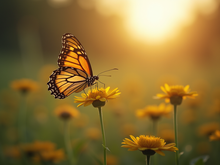 Image symbolisant la transformation et la liberté spirituelle