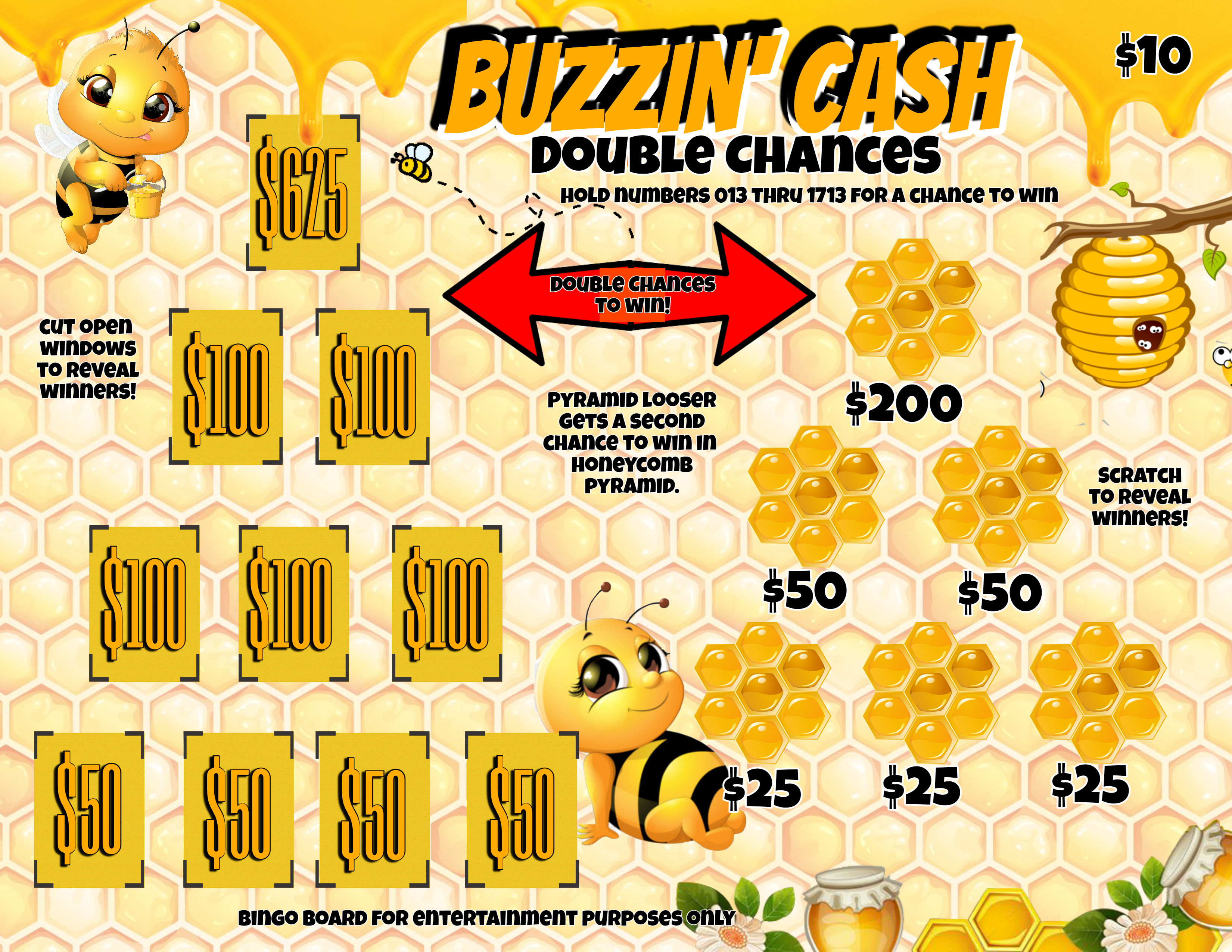 Buzzin' Cash Bango Board