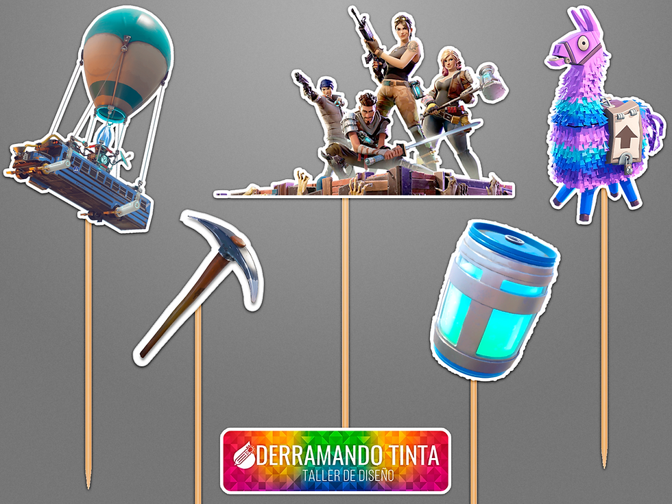 Una torta especial para Dylan, Fortnite