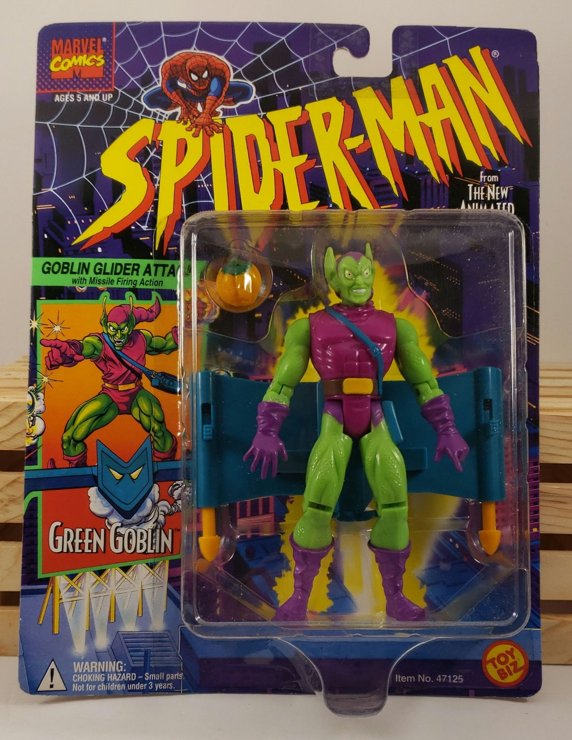 Spider-man Green Goblin Glider Action Figure