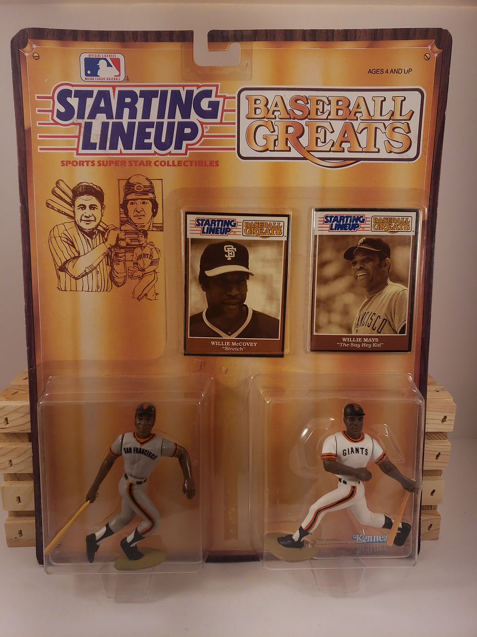 Thumbnail: 1998 Starting Lineup Baseball Greats Willie McCovey & Willie Mays