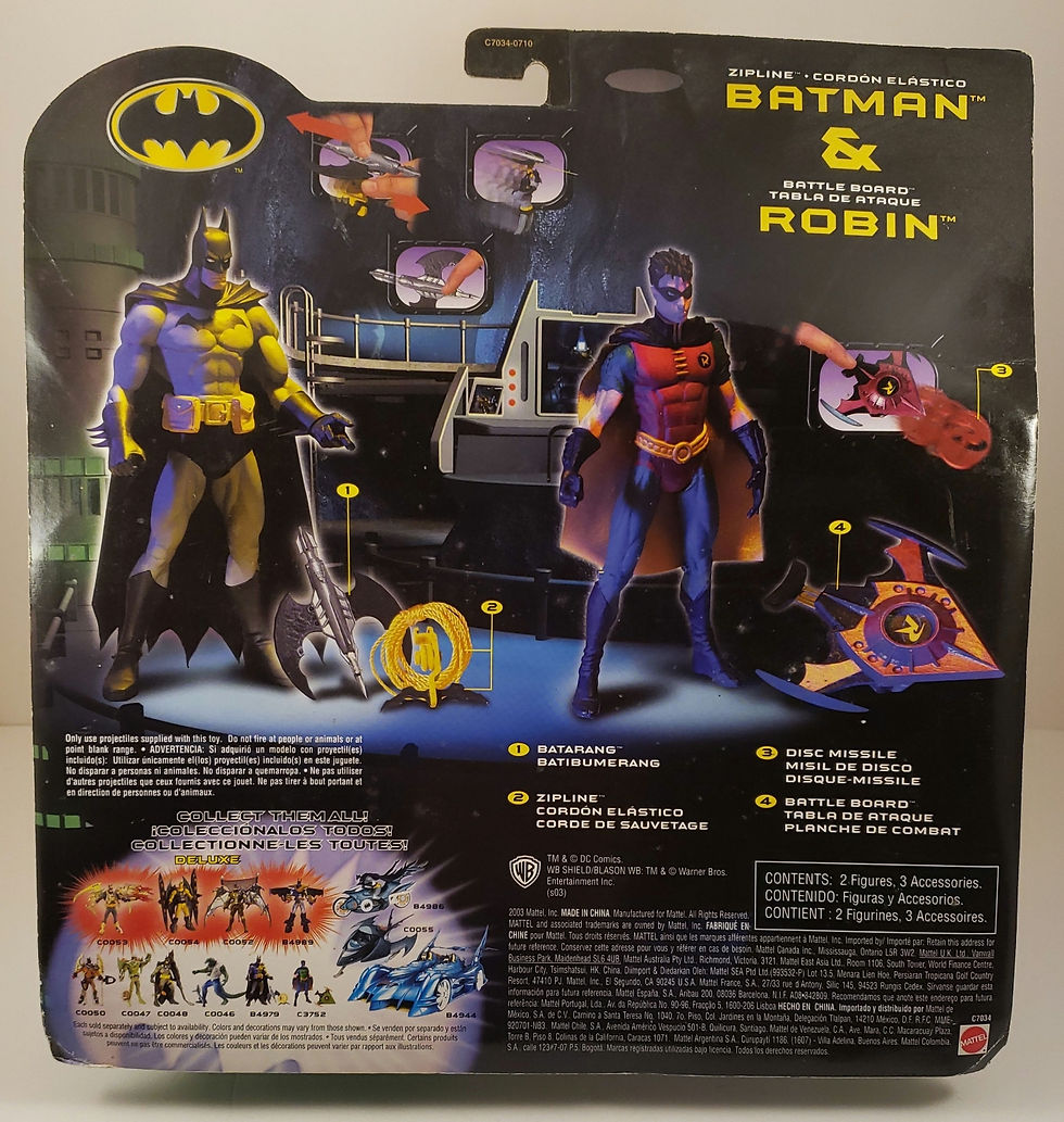 Thumbnail: Zipline Batman & Battle Board Robin 2-Pack