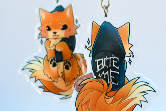 Thumbnail: Bite me Pom Acrylic Charm