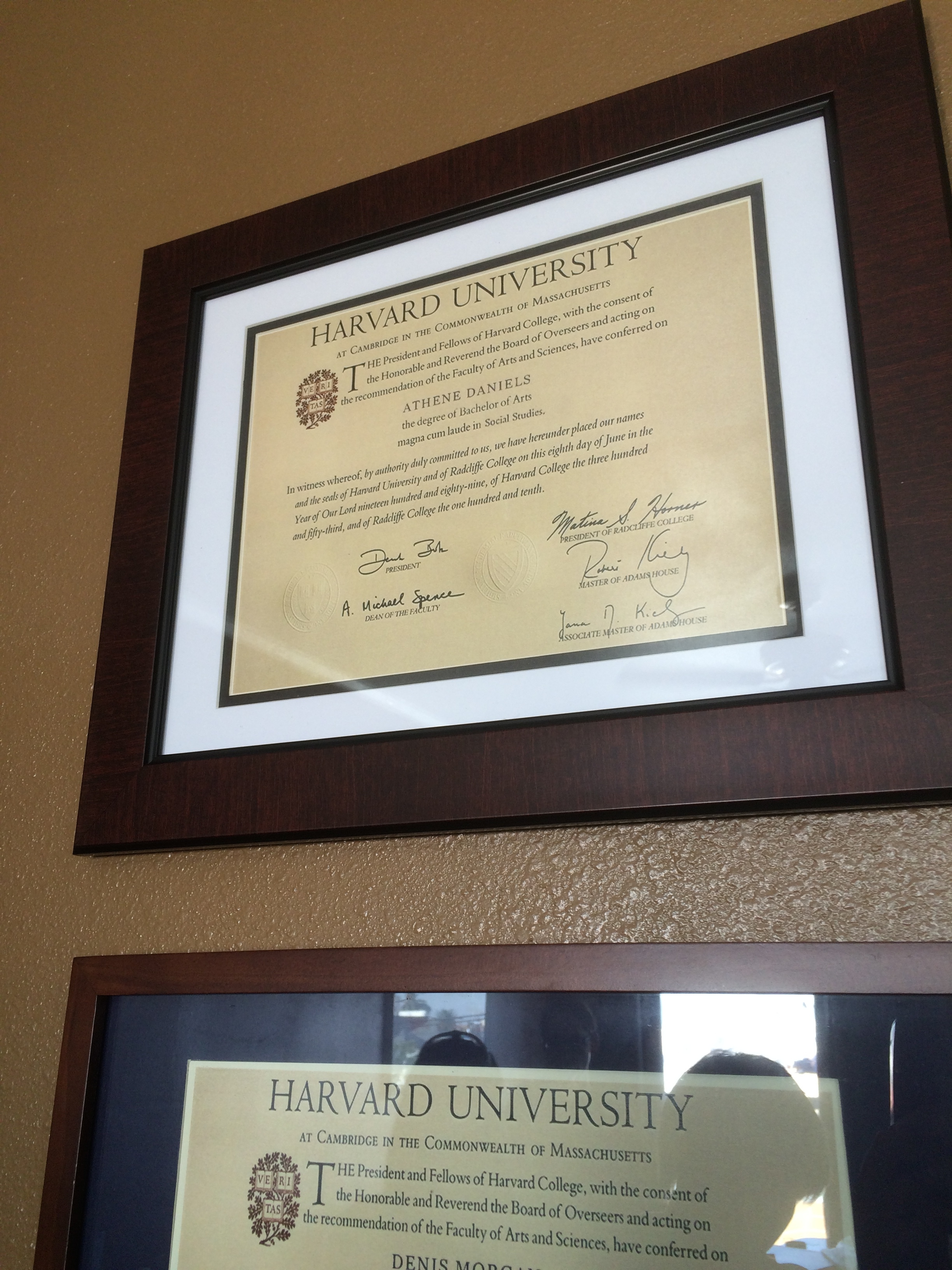 Prop Harvard Diploma