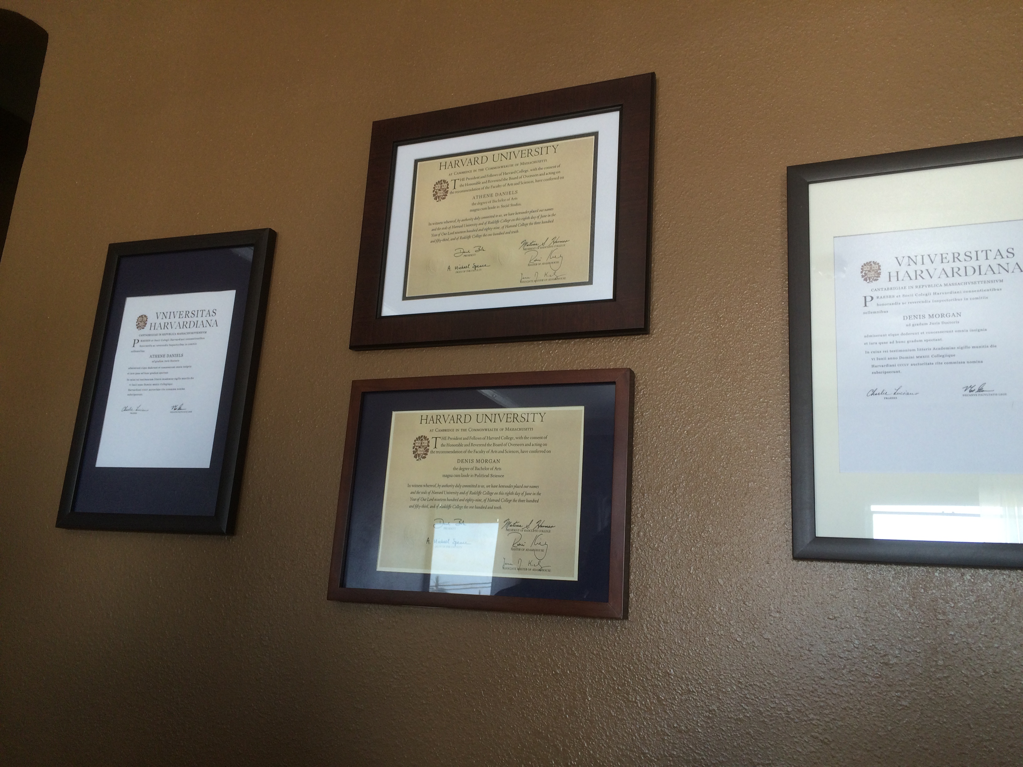 Prop Harvard Diplomas