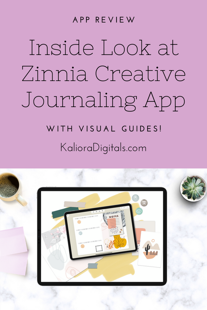 Inside Look at Zinnia App for Creative Journaling