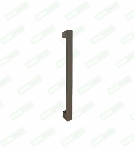 Square Door Pull -600mm- "Satin Graphite" - 316 S/S (Pair)