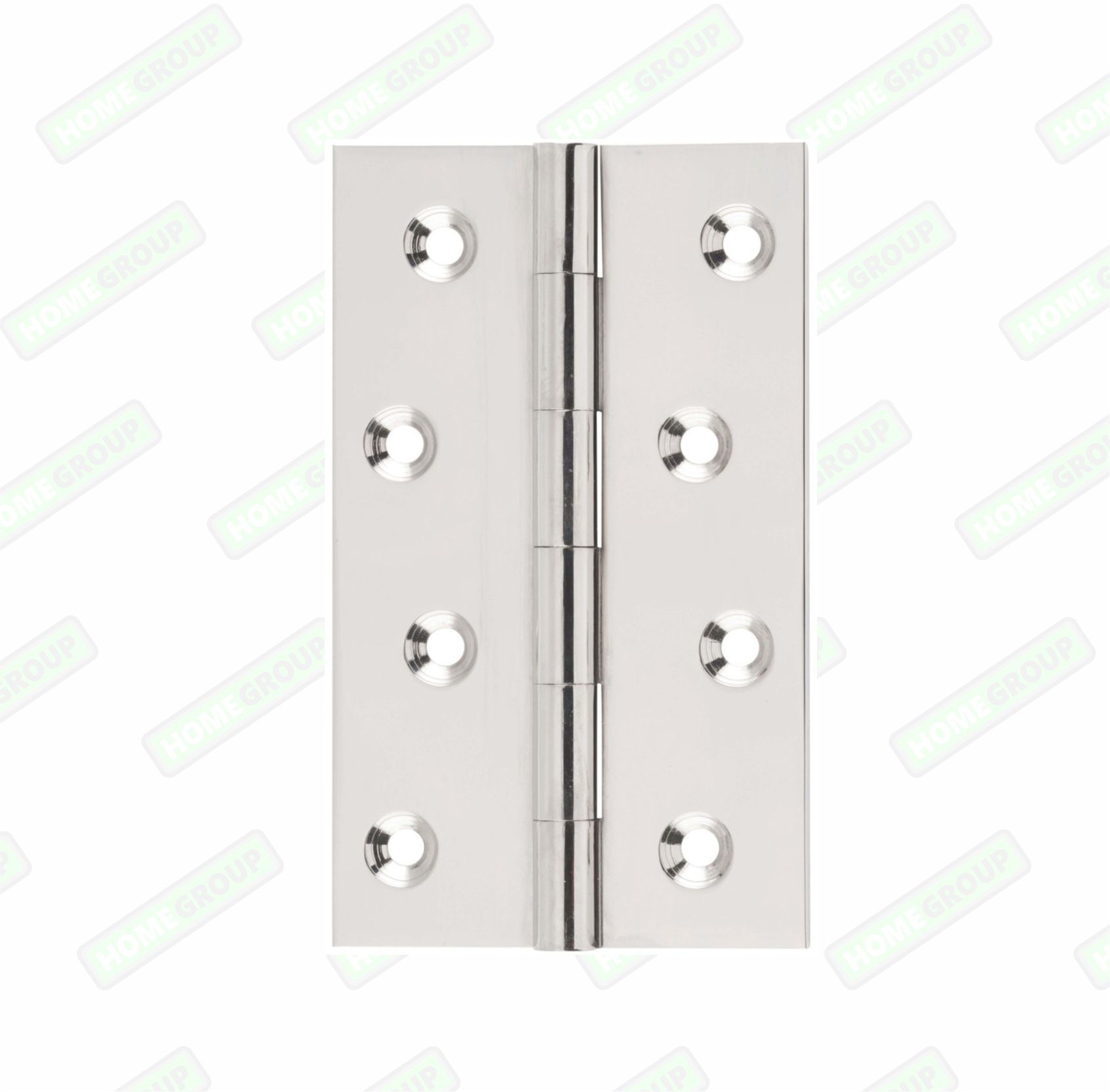 SBH-2470 PN - Hinge - Fixed Pin -Polished Nickel