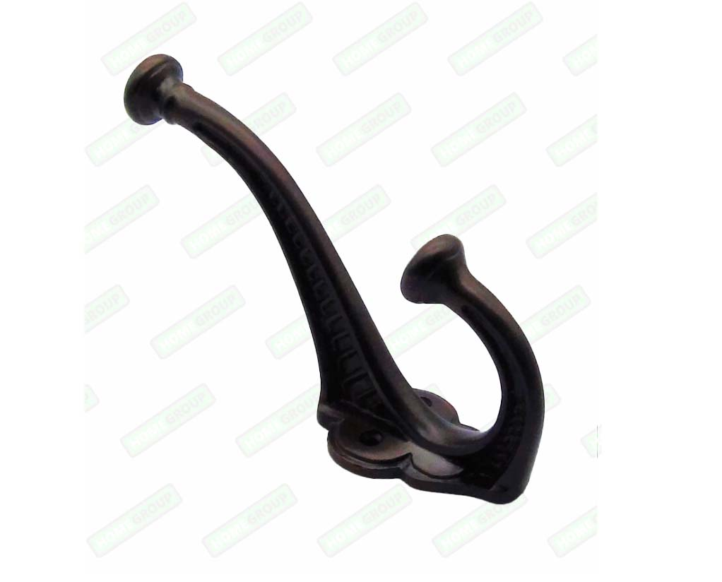 CHK-3930 AB - Edwardian Coat Hook - Antique Brass