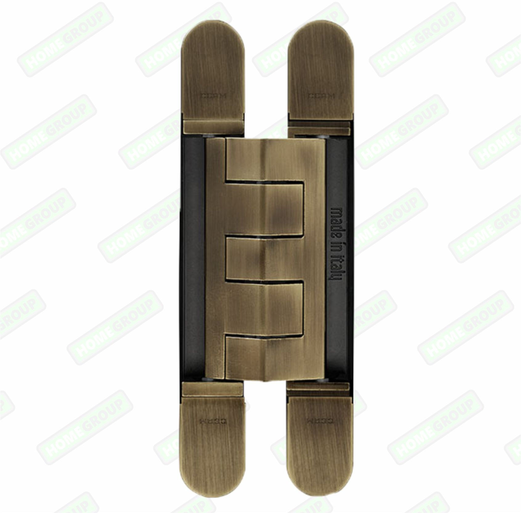 BAC1432BBRZ- 3D Adjustable Concealed Door Hinge - Brushed Bronze