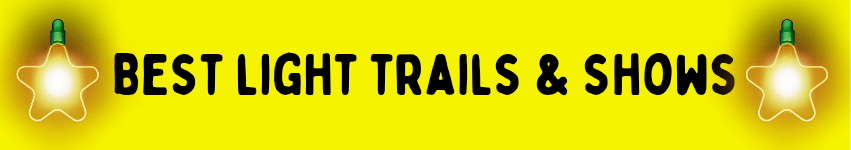 best Christmas light trails