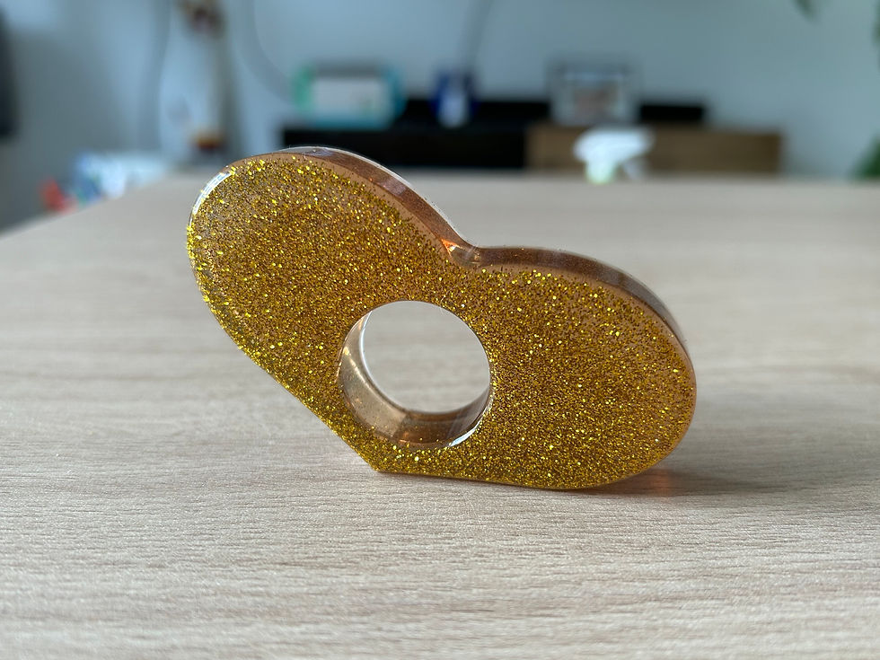Bague de lecture cœur (épaisse)