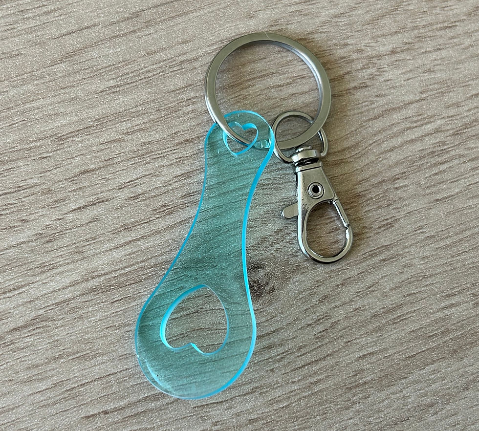 Miniature : Jeton de caddie coeur
