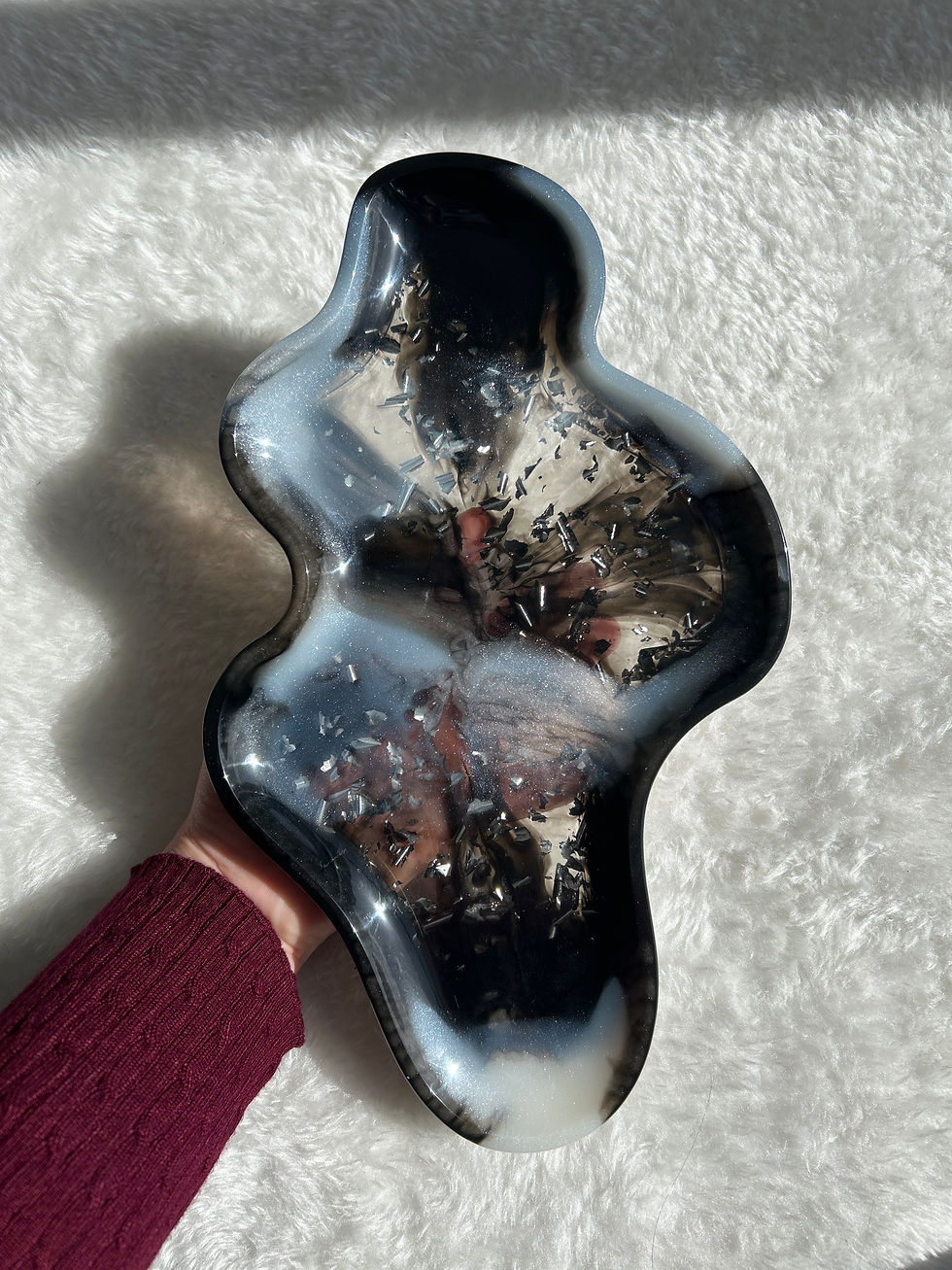 Miniature : Plateau oval irrégulier 