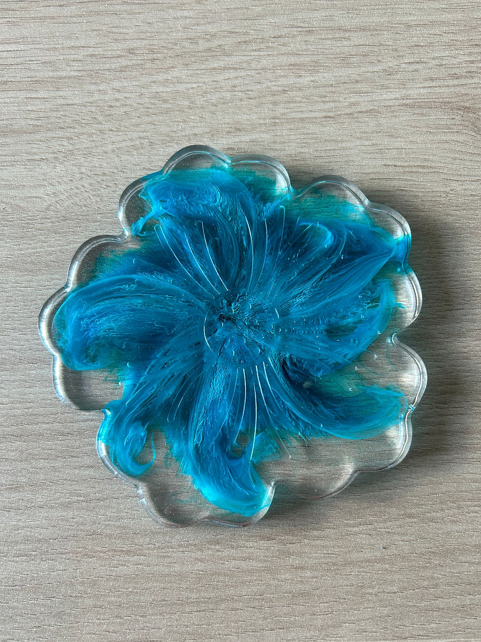 Miniature : Dessous de verre fleur