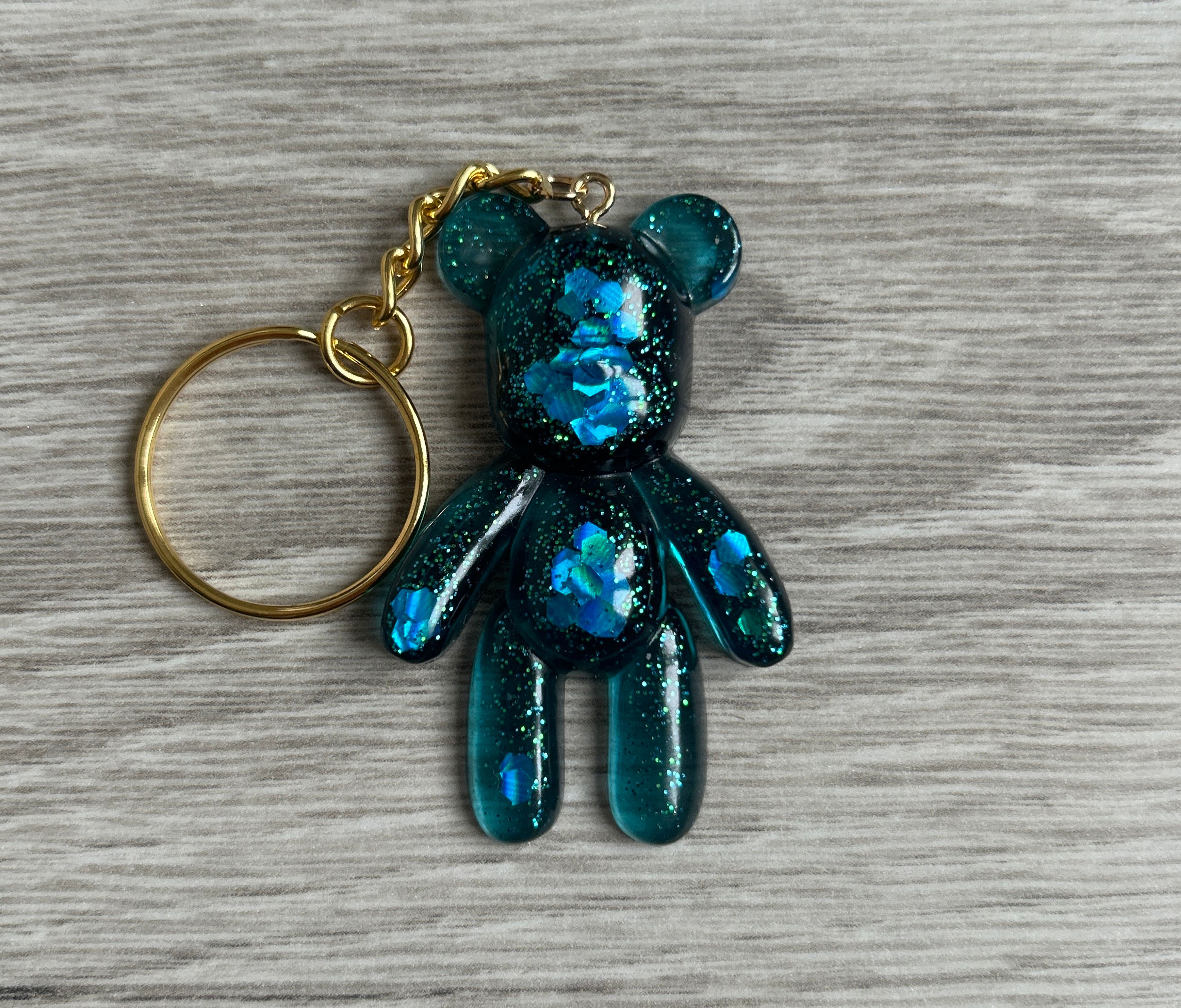 Porte-clé ourson debout