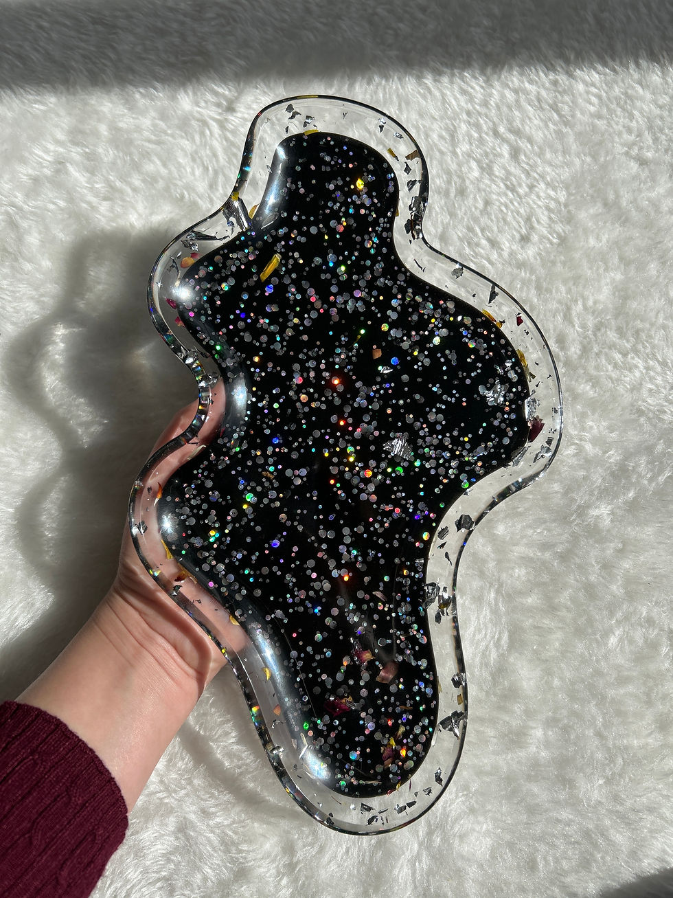 Plateau oval irrégulier 