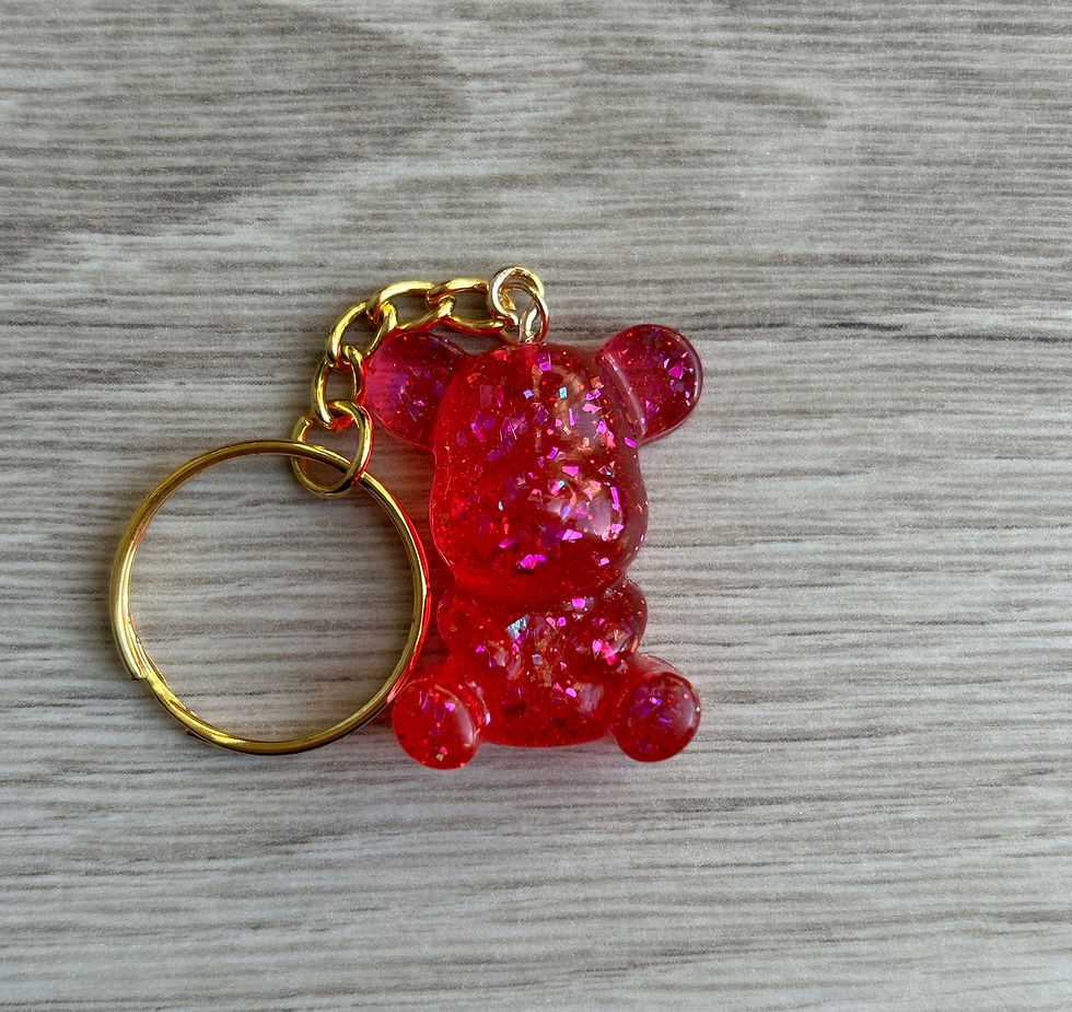 Miniature : Porte-clé petit ourson assis