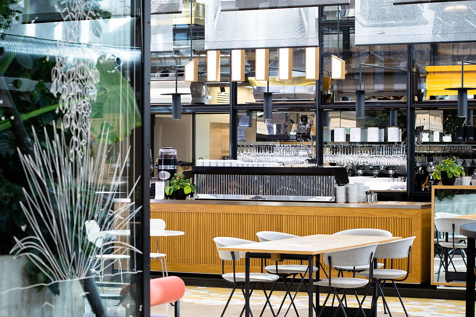 Spazio interno presso l’Accademia del caffè espresso by La Marzocco